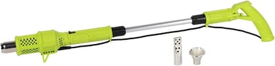 Elektrische Onkruidbrander - Hete Lucht Verwijderaar - Onkruid Vrij Maken - Twee Temperatuurstanden - 2 Meter Snoer - Groen