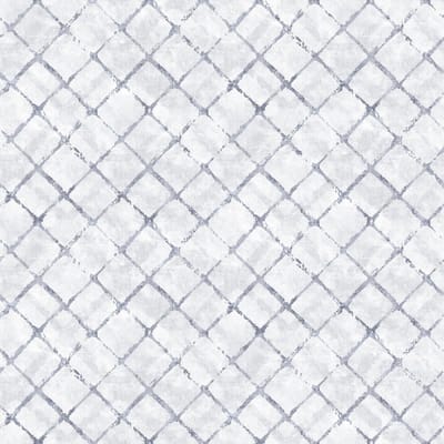Homestyle - Behangpapier - Tegeltjes - Behang - Blauw - 0,53 x 10 M.
