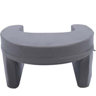 Oreiller de lecture sur les genoux avec poches latérales Mousse à mémoire de forme Très grand Repose-bras Oreiller bureau sur les genoux pour le gaming rouge