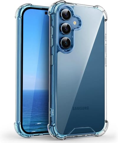 AziLine Shockproof Case Geschikt voor Samsung Galaxy S25+ Plus - Schokbestendig Bescherming Hoesje geschikt voor Galaxy S25 Plus - Premium Anti Shock Backcover Hoesje