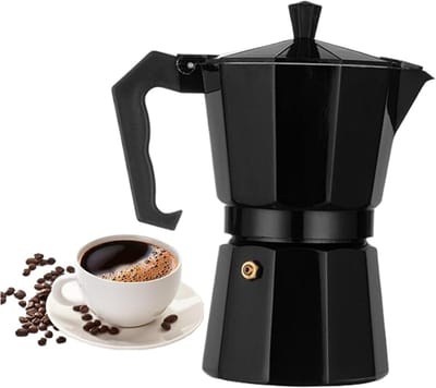 Koffiezetapparaat fornuis - Espressomaker Moka - Thuis Kantoor Reizen - Anti-verbrandingshandgreep - 6 kopjes - Zilver