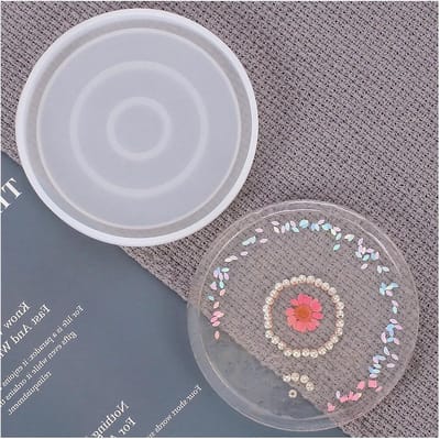 Set van 7 Coaster Mallen voor Epoxyhars - DIY Siliconen Mallen voor Rond, Vierkant en Hexagonaal Onderzetters