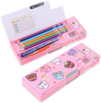 Dailygoods - Pop-up Multifunctionele Etui voor Kinderen - Schattige Pennenbox Organizer