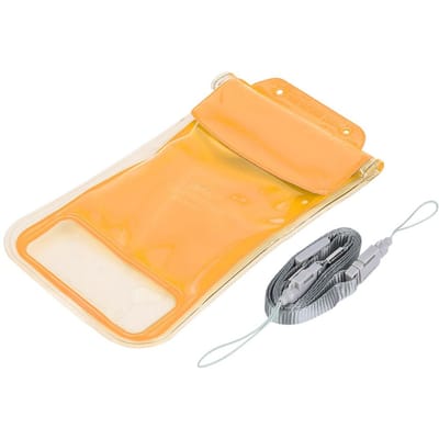 Pochette Étanche Flottante pour Téléphone Portable Sac de Protection Sous-Marin (Orange) orange