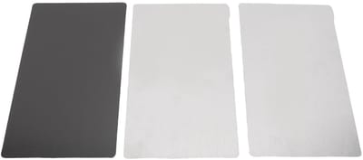Dailygoods- Bouwplaat Flexibel - Roestvrij Staal - 228x131mm - Hoge Elasticiteit - Magnetische Basis - Duurzaam en Herbruikbaar - 3D-printerplaat