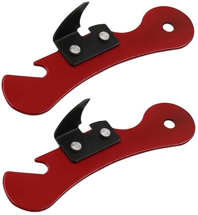 Roestvrijstalen bierflesopener - 2-pack, multifunctionele blikopener voor in de keuken, duurzame handmatige flesdopverwijderaar voor thuis en in de bar (maat: 2)