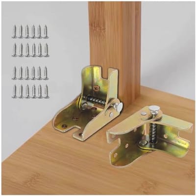 Opvouwbare Tafel Scharnieren en Accessoires - Zelfsluitende Scharnieren en Hoekbeugels voor Werkbanken