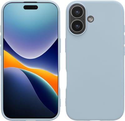 kwmobile telefoonhoesje geschikt voor iPhone 17 - Hoesje voor smartphone - Back cover in mat lichtblauw