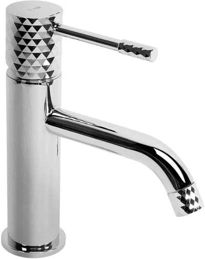 Rea Lungo Diamond Low - Wastafelkraan - Chroom - 10x2x18,5cm