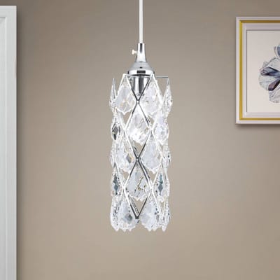 ORION Slanke hanglamp CHARLENE, verchroomd