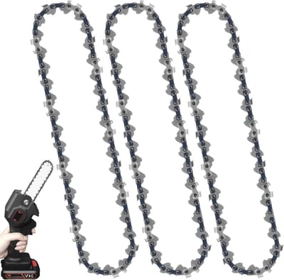 Vervangingsketting voor 6 inch kettingzaag - 3-pack met 37 aandrijflinks voor optimale snijprestaties