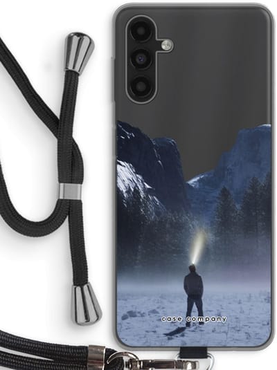 Case Company® - Hoesje met koord geschikt voor Samsung Galaxy A13 5G hoesje met Koord - Wanderlust - Telefoonhoesje met Zwart Koord - Bescherming aan alle Kanten en Over de Schermrand
