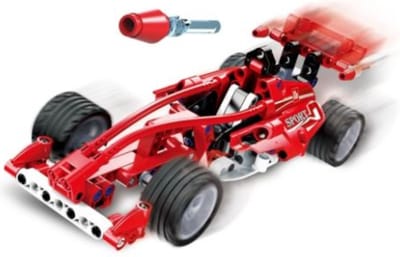 Imaginarium Formule 1 Bouwpakket - Racewagen Rood - Met Pull Back Aandrijving - 144 Onderdelen
