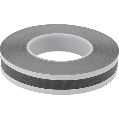 Ruban auto-adhésif pour panneau solaire Tissu non tissé pour montage de panneau en polycarbonate Largeur 25 mm Longueur 20 m gray