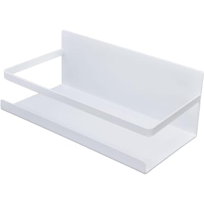 Keukenrek Ruimtebesparend Kruidenrek Organizer Magnetisch Enkel Laags IJzer voor OpbergruimteWit wit