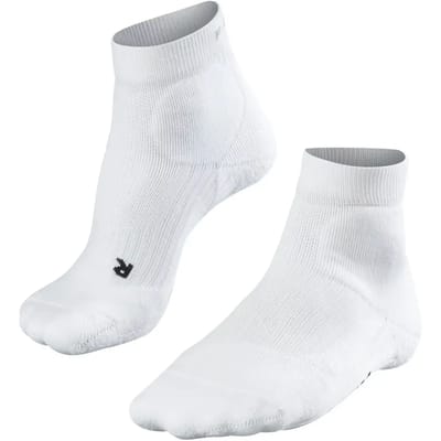 FALKE TE2 Short Tennissokken anti blaren, medium padding katoen sportsokken dames wit - Maat 35-36
