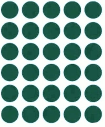 Ronde etiketten - DONKERGROEN - 150 stuks - MULTIPLAZA - stickers - 2cm - 20mm - markeren - ordenen - archiveren - knutselen - hobby - kantoor