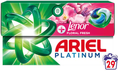 Ariël Pods platinum wasmiddel - 29sc565.5gr - +lenor long-lasting freshness