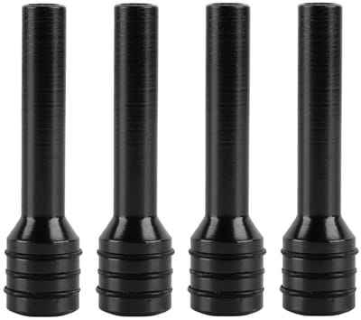 Dailygoods- Autodeurvergrendelingsknop 4 Stuks - Universaal - Vrachtwagen - Interieurdeurvergrendelingsknop - Trekpenafdekkingen - Aluminiumlegering - Eenvoudig te installeren - Deurslotknop