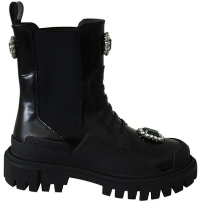 Kristallen Versierde Veterschoenen