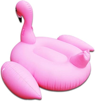 Opblaasbare Flamingo - Zwembad drijfhulp - Waterpret voor volwassenen - Stabiel drijvend bed - 300 gram - Roze