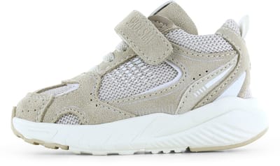 Shoesme Beige Sneakertje - Sneakers Kinderen - Unisex - BEIGE - Suède- Maat 21