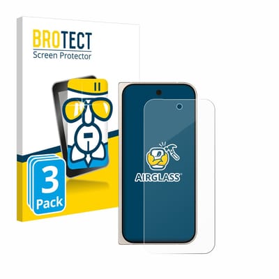 Screenprotector 3 Stuks voor Google Pixel 9 Pro Fold Beschermglas transparant