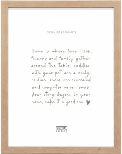 Deknudt Frames fotolijst - S45SH1 - naturel hout - fotomaat: 40x60 cm