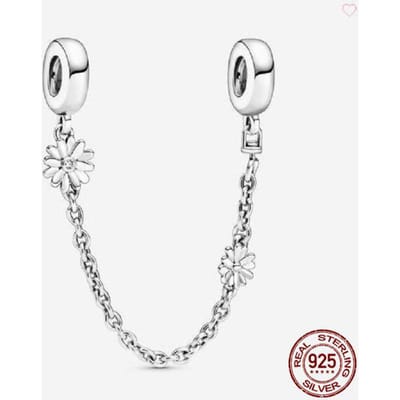 925 Sterling Zilver Klassieke Veiligheidskettingen Bedelkraal Past Originele 3mm Armband Bangle Maken Mode Sieraden white