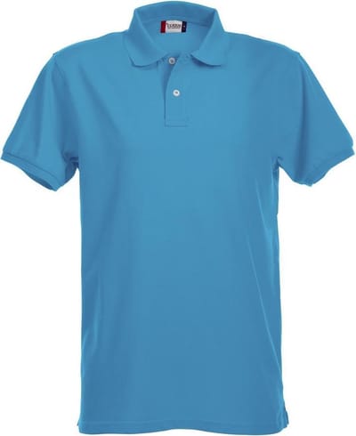 Clique Stretch Premium Polo 028240 - Turquoise - S