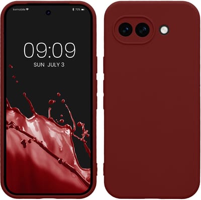 kwmobile telefoonhoesje geschikt voor Google Pixel 10a - Hoesje voor smartphone - Precisie camera uitsnede - In wijnrood