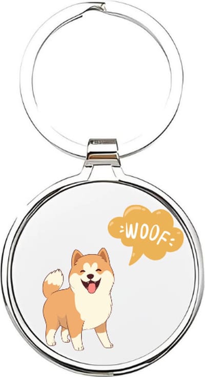Akyol - hond Sleutelhanger - Honden - hondenliefhebbers - dieren liefhebbers - puppy - huisdieren sleutelhanger - hondenpoot - love my dog - hond - labrador - herdershond - border collie - dog - 4 x 7,5 CM