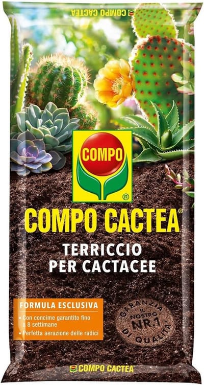 Speciale cactus- en vetplantengrond 2,5L voor gezonde groei