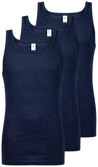 ESGE Heren onderhemd 3 pack - Fijnrib Jeans