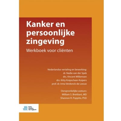 Kanker En Persoonlijke Zingeving - Nadia van der Spek