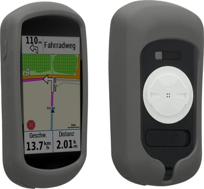 kwmobile fietscomputer gps hoes geschikt voor Garmin Edge Explore hoesje - Beschermhoes voor fietsnavigatie - Siliconen cover