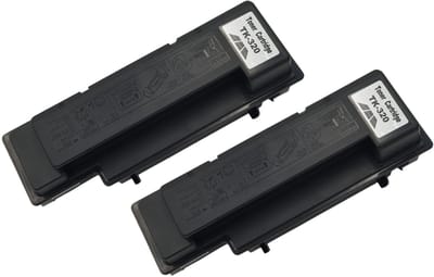 KATRIZ® Huismerk Toner 2x TK-320 – Zwart – 15.000 Pagina’s per Toner |Geschikt voor Kyocera FS 3900 DN /FS 3900 DTN / FS 4000 DN / FS 4000 DTN /FS 4000 series