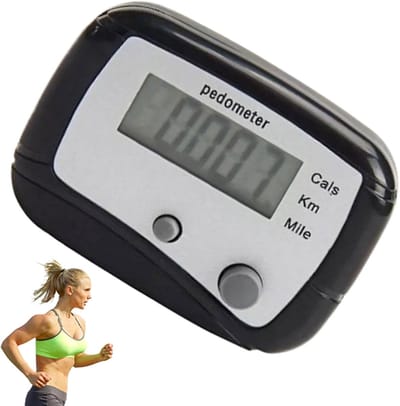 Stappenteller - Activiteitstracker - Dagelijks Wandelen - Eenvoudige Bediening - 4.7 cm - Zwart