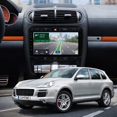 ADIVOX T1 9 inch geschikt voor Porsche Cayenne 2003-2010 Android 15 CarPlay/Auto/Wifi/RDS/DSP/NAV