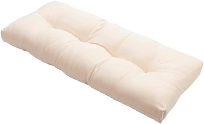 Bank Kussen - Lange Zitkussens - Buiten Zitten - Waterafstotend & UV Bestendig - 107x46x13 cm - Beige
