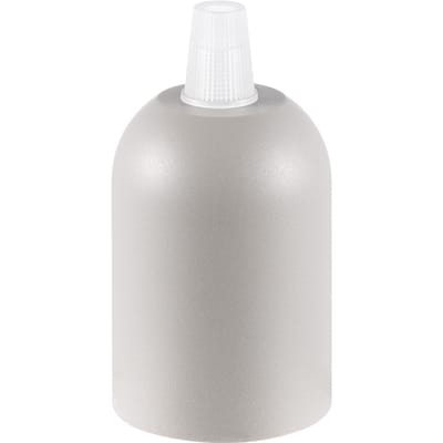 Home Sweet Home - DIY lamphouders - Lamponderdelen - ø4.4 x 8.5 cm - E27 - Grijs - Cilinder - Ontworpen voor Hanglampen, Wandlampen