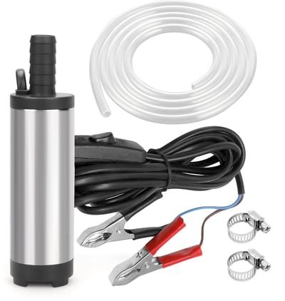 Unyqoos® Hoogwaardige DC 12V 38mm Dompelpomp voor Diesel, Water en Stookolie