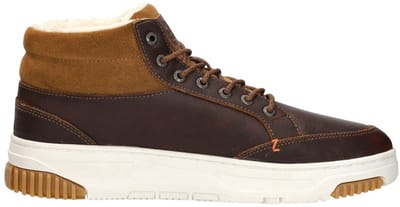 HUB Mark 2.1 Sneakers Heren - Leren Sneaker - Cognac - Maat 40