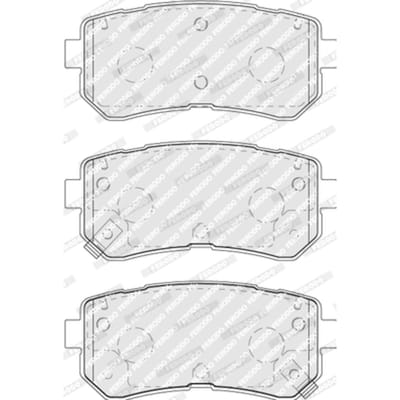 Remblokset FERODO FDB5066, achter