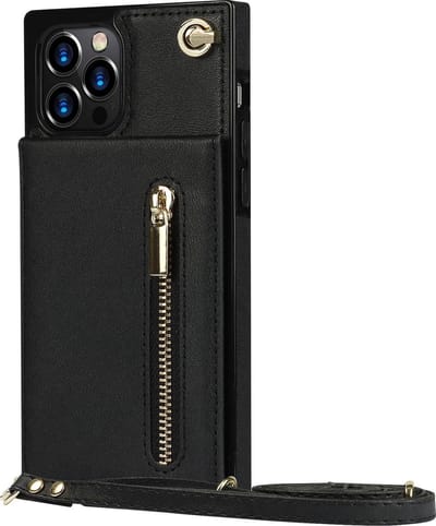 Hoesje geschikt voor Samsung Galaxy S20 FE - Backcover - Pasjeshouder - Portemonnee - Koord - Kunstleer - Zwart