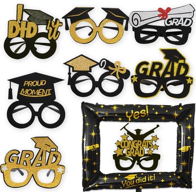 BTH - Geslaagd - Feestpakket - Photobooth Props - Versiering - Afstudeerhoed - Graduation - Foto Frame - You Did It