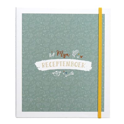 Maan Amsterdam Receptenboek - Invulboek om 80 recepten in te schrijven - Inclusief stickervel en bewaarenvelop