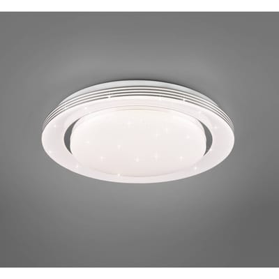 Reality Leuchten Plafondlamp Atria, Ø 38 cm, wit, kunststof, CCT