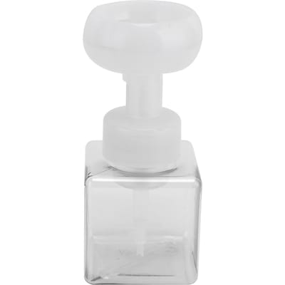 250ml Schuimpompfles Draagbaar Navulbaar Herbruikbaar Bloemvormige Vloeibare Zeepdispenser(Transparant ) transparant