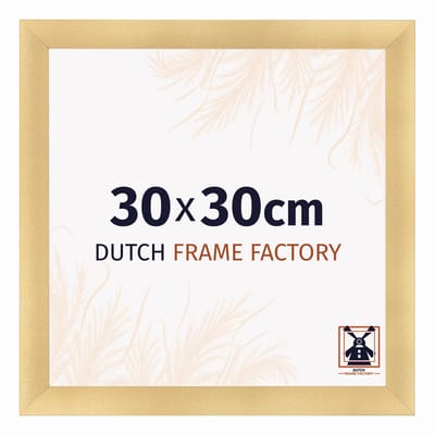 Fotolijst 30x30 cm - MDF - Goud Mat - Praag